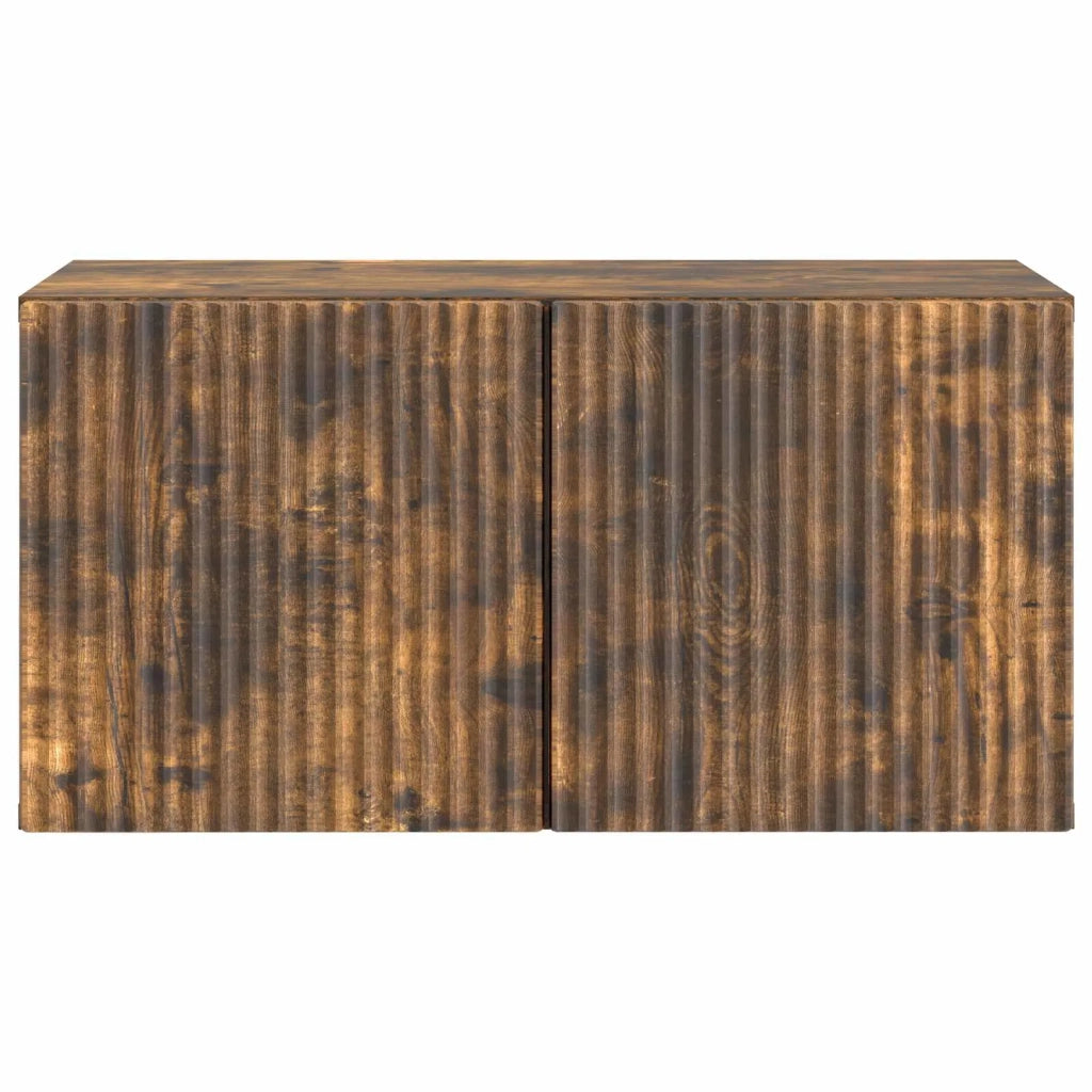 Mobile Porta TV da Muro Rovere Fumo 59,5 x 31 x 30 cm