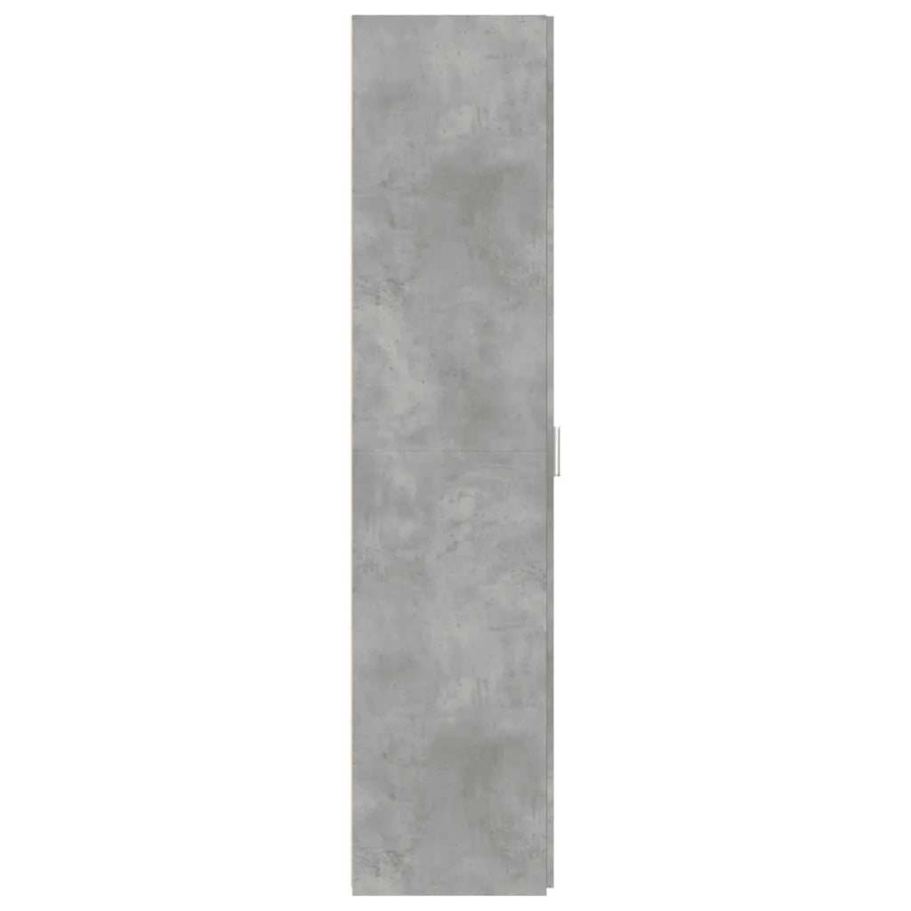 Credenza Grigio Cemento 30x42,5x185 cm in Legno Ingegnerizzato
