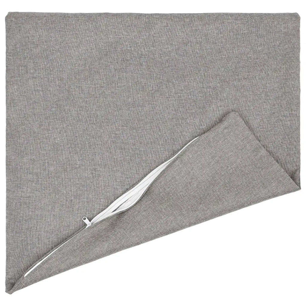 Cuscino con cuscino HEERLEN 2 pz Grigio Nuvola Tessuto 927853