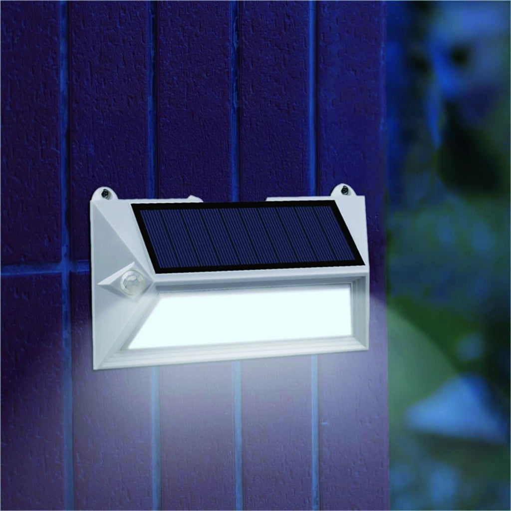 Lampada Solare con Doppio Sensore di Movimento 18 LED 0 2 Watt 150 Lumen
