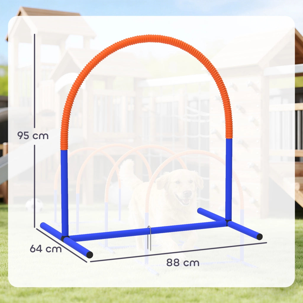 Kit Agilita Cane ¨C zephmum ¨C Blu e Arancione 88x64x95 cm