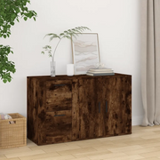 Credenza-Buffet-Armadio da cucina Rovere Fumo 100x33x59,5 cm in Legno Multistrato