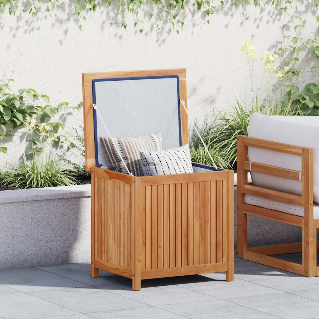 Baule da Giardino 60x50x58 cm in Legno Massello di Teak CFW2109713