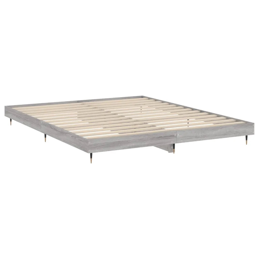 Giroletto Grigio Sonoma 200x200 cm in Legno Multistrato 832115