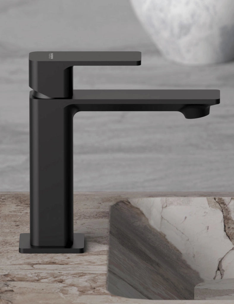 MISCELATORE MONOCOMANDO LAVABO SENZA SCARICO LINEA ICON- Nero Opaco- MARIA- pezzi 1