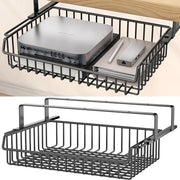 Bureaulade a scomparsa - design di apertura - organizzatore per ufficio - 1 pezzo - nero - metallo