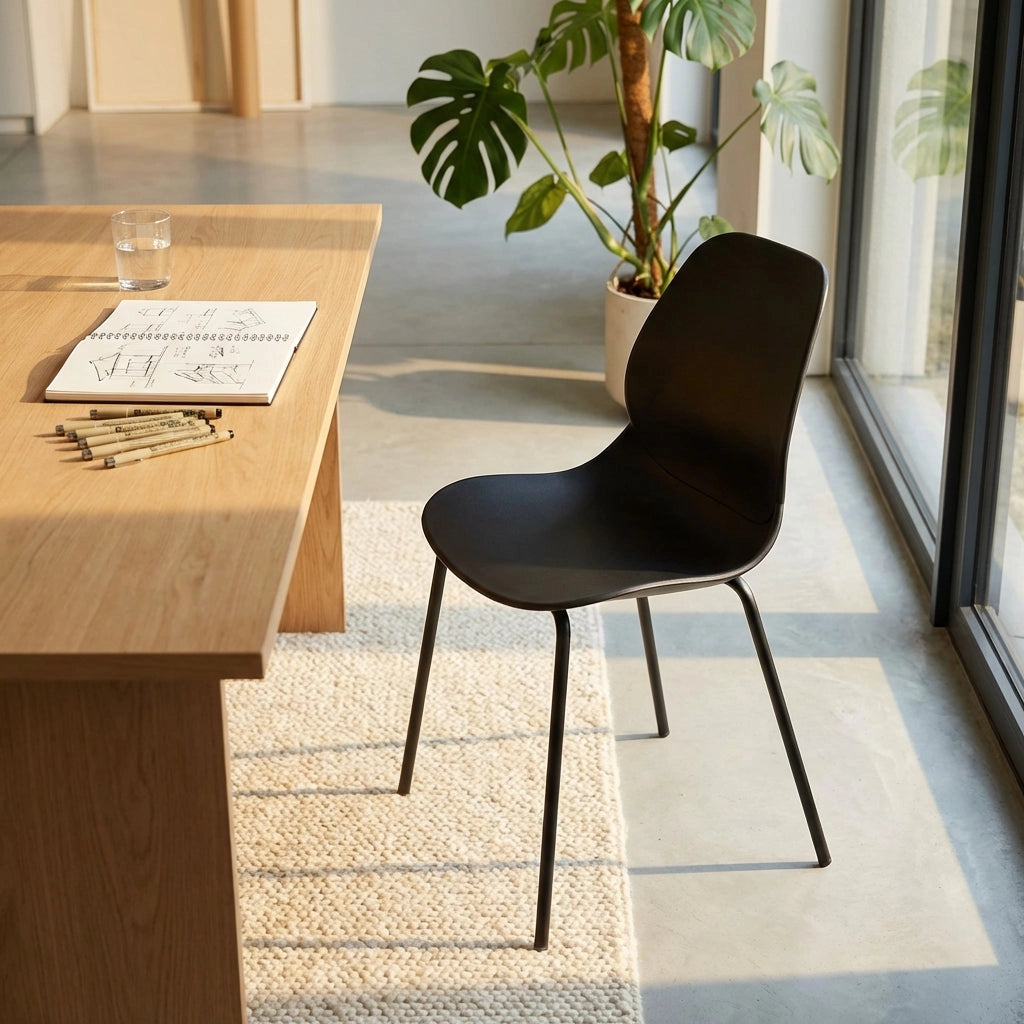 Sedia Moderna in Plastica cm 46x54x84 - CRIV