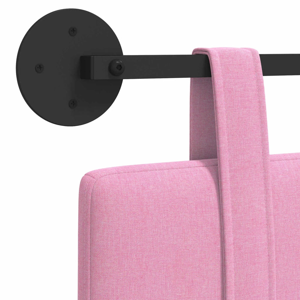 Testiera | Testata sospesa Rosa Tessuto