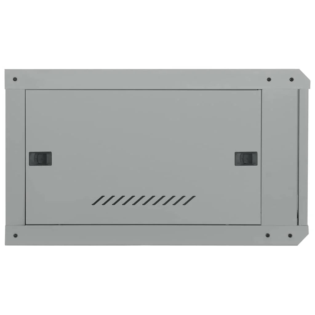 Armadio di rete a parete dal design industriale compatto 60 x 60 x 35 cm acciaio grigio 02_0059065
