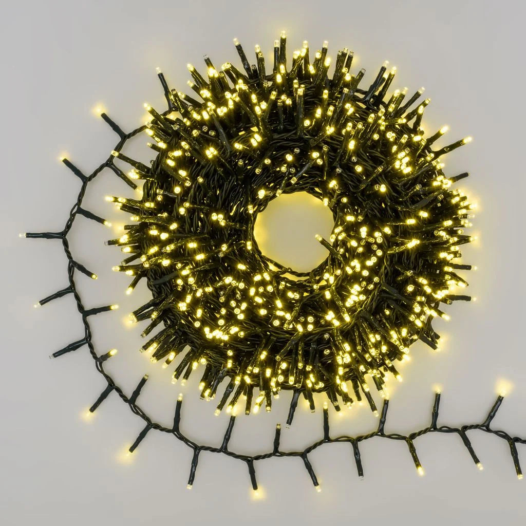 Catena Nastro di Luce 1000 miniled con Multiflash - giallo-oro