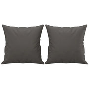 Cuscini Decorativi 2 pz Grigio 40x40 cm in Similpelle CFW7898850