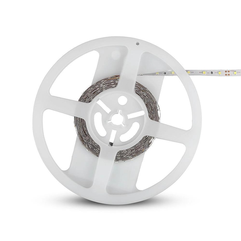 Striscia LED V-TAC SMD3528 5m 12V IP20 gialla 400lm