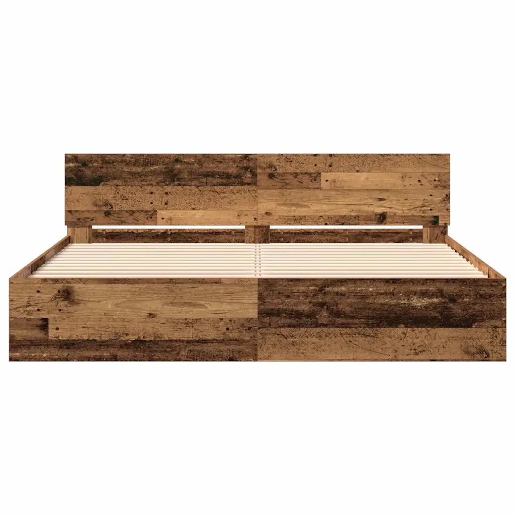 Struttura del letto Legno vecchio 203 x 185 x 70 cm 3378499