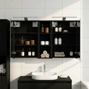 Set di Armadi da Bagno con porta 3 pcs 100 x 10,5 x 60,5 cm 3403705