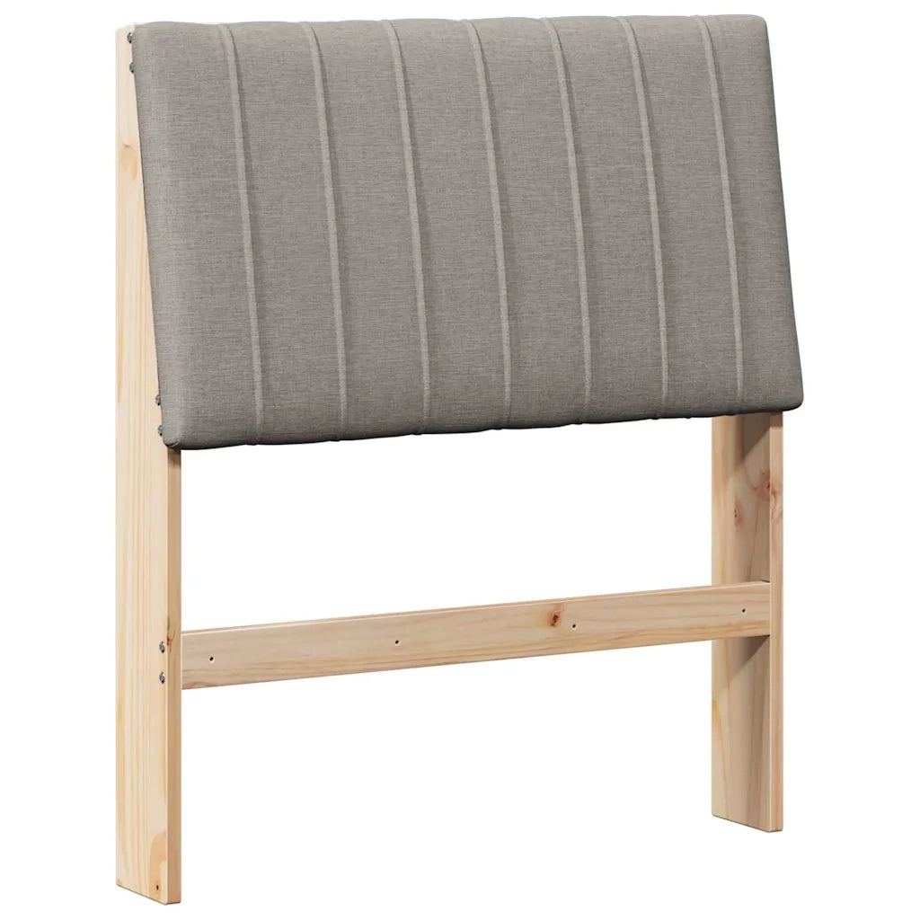 Testiera imbottita Talpa 80 cm Pino massello 879422