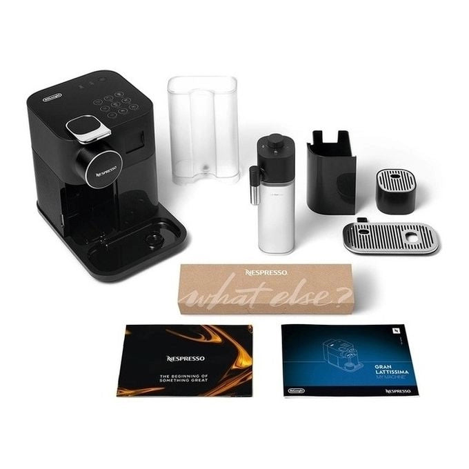 De'Longhi EN640.W Gran Lattissima – Macchina da caffe' a capsule Nespresso, 1 L, 19 bar, 1400 W, 9 bevande, colore Bianco