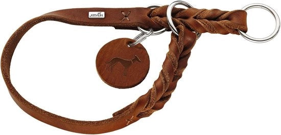 Cinturino per cane in nylon e neoprene 50/25 (M-L) colore miele - Cinturino comodo e duraturo