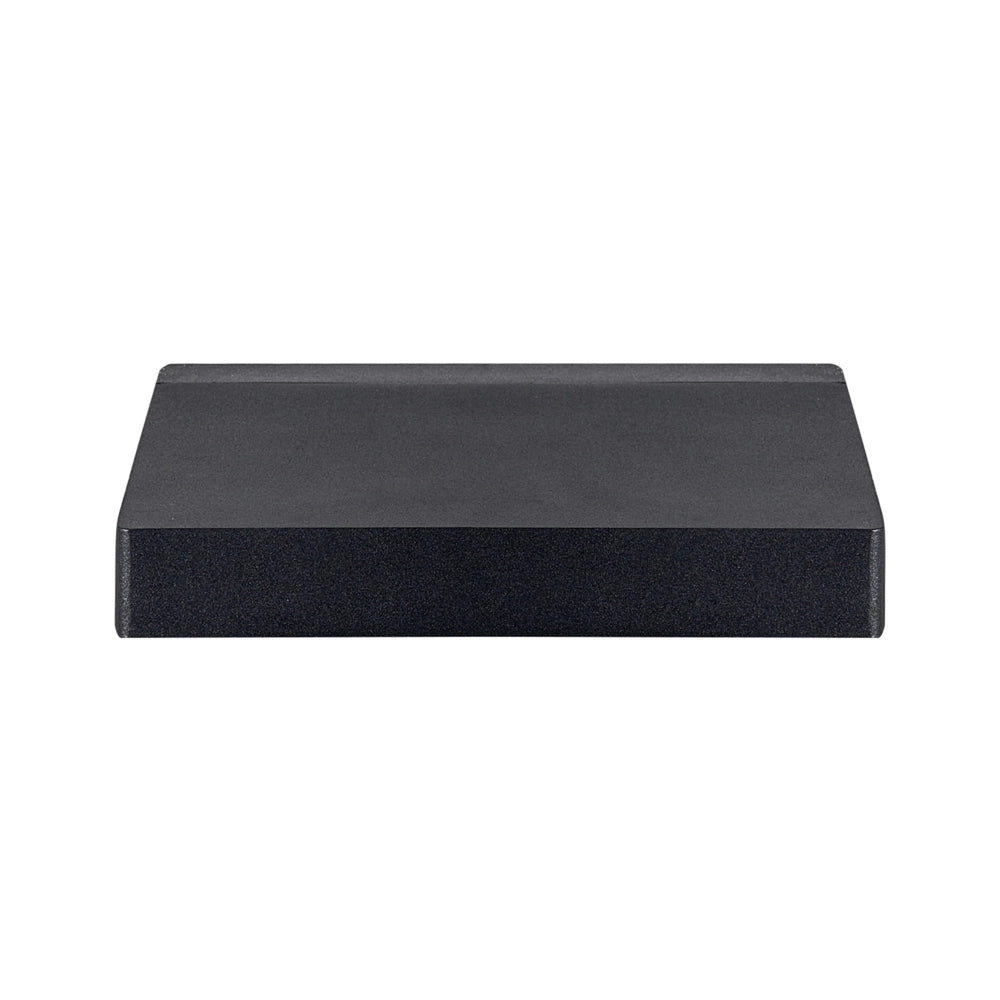 Set di 2 Lampade LED da Parete per Esterni in Alluminio Nero Design Moderno