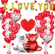 Set di Decorazione per San Valentino - Decorazione Romantica - San Valentino - Foglie di Rosa