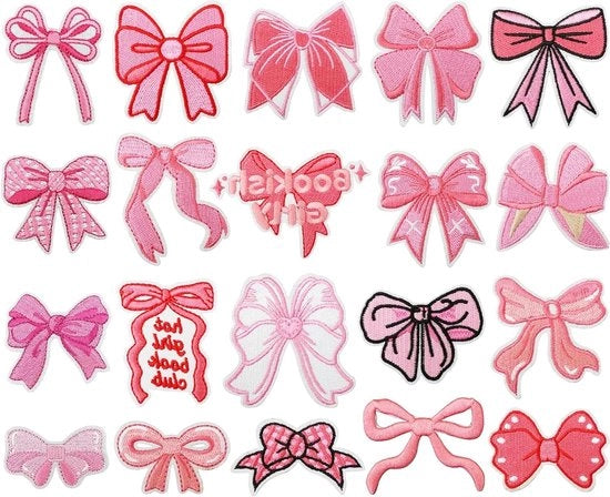 Pannelli di metallo rosso 20pz decorati a maglia per cucito o ricamo, patch per cucito decorativi per DIY e artigianato femminile.
