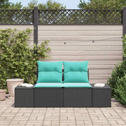 Divano da giardino con cuscino 184 x 62 x 69 cm polyrattan 42006810