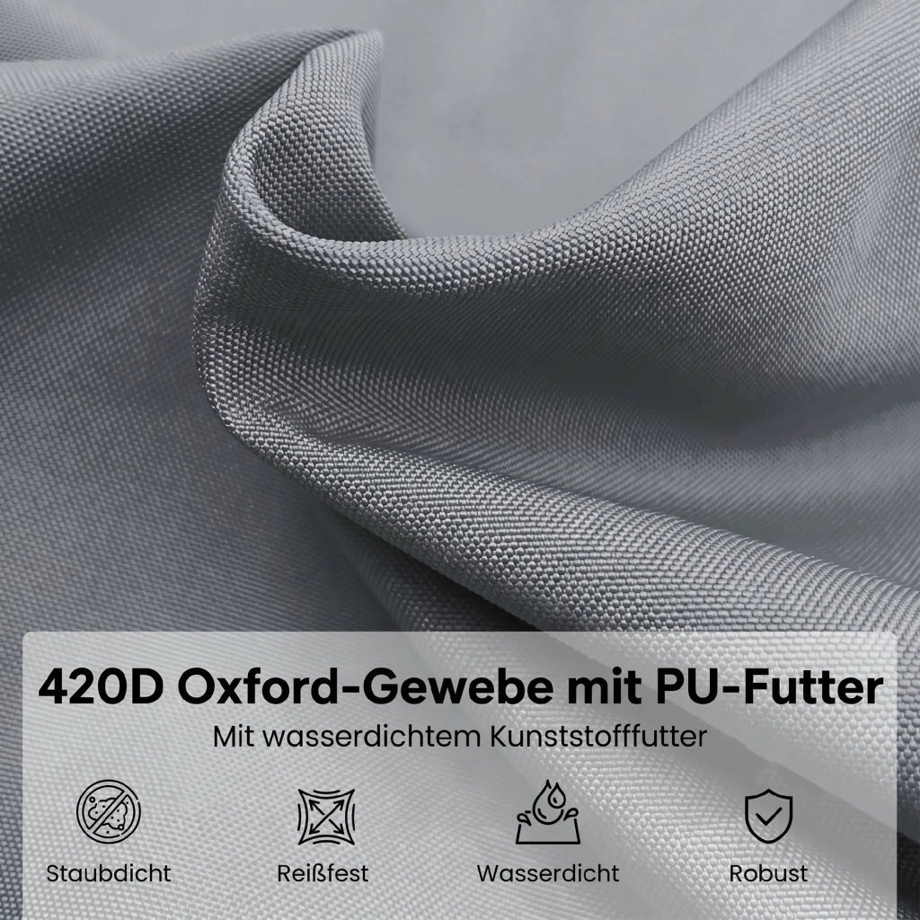 Copertura per Ombrellone ¨C zephmum ¨C Grigio Oxford Polyester 178 cm