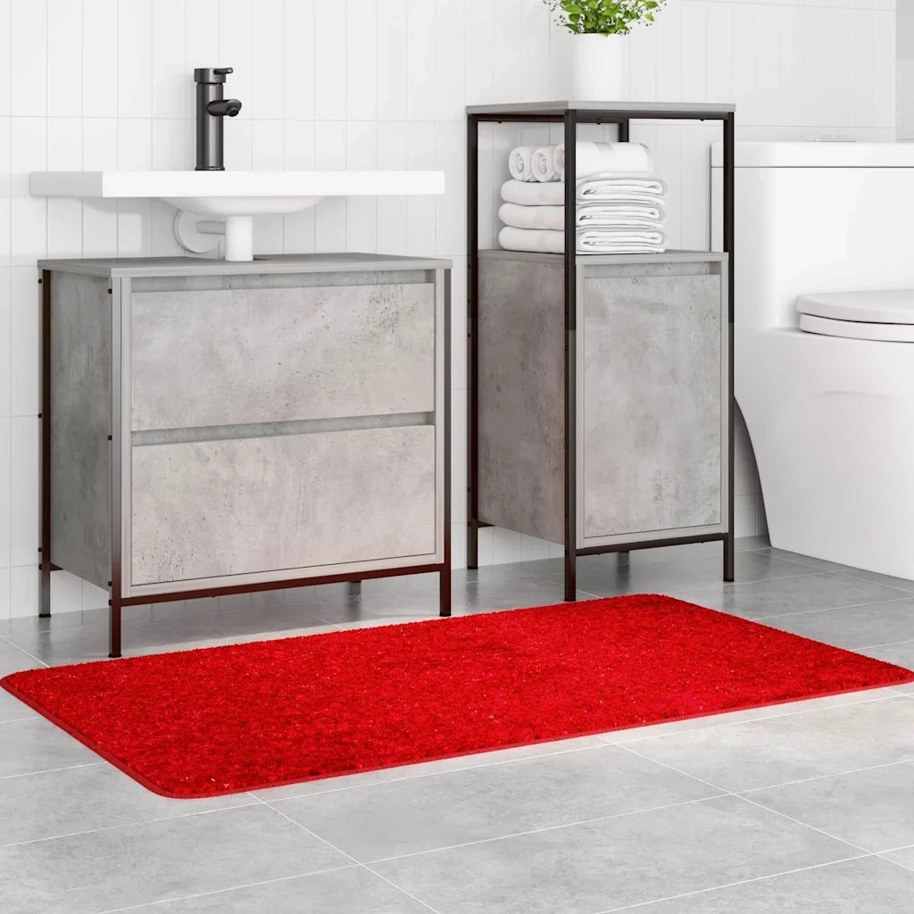 Tappetino da bagno antiscivolo Rosso 70 x 120 cm PP 4019848