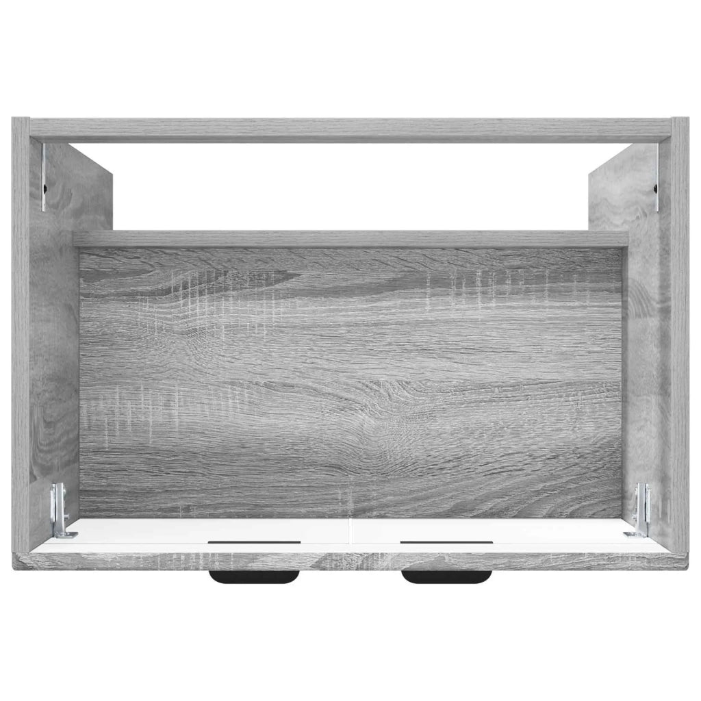 Mobiletto da bagno sotto il lavello Sonoma grigio 890100