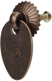 Maniglie Decorative per Cassettoni - 10 Pezzi - Maniglie in Ottone - Maniglie per Porte e Cassetti - Robuste e Resistenti - Maniglie per Cassettoni