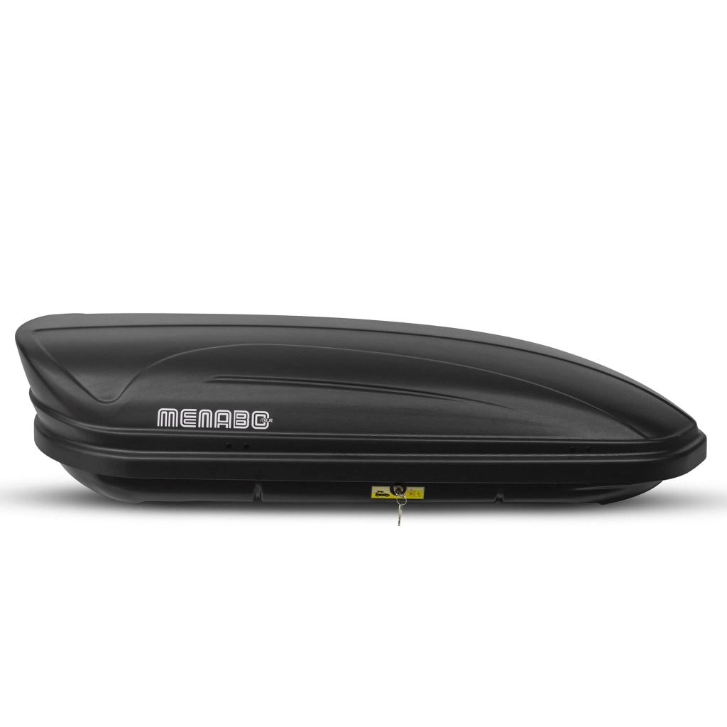 Box Cofano Auto Baule Portatutto da Tetto 320L Menabò Marathon Dark