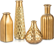 Set di vasi in vetro, 4 pezzi, moderni vasi mini in vetro, decorazione per tavola, idee di regalo creative, 22 cm