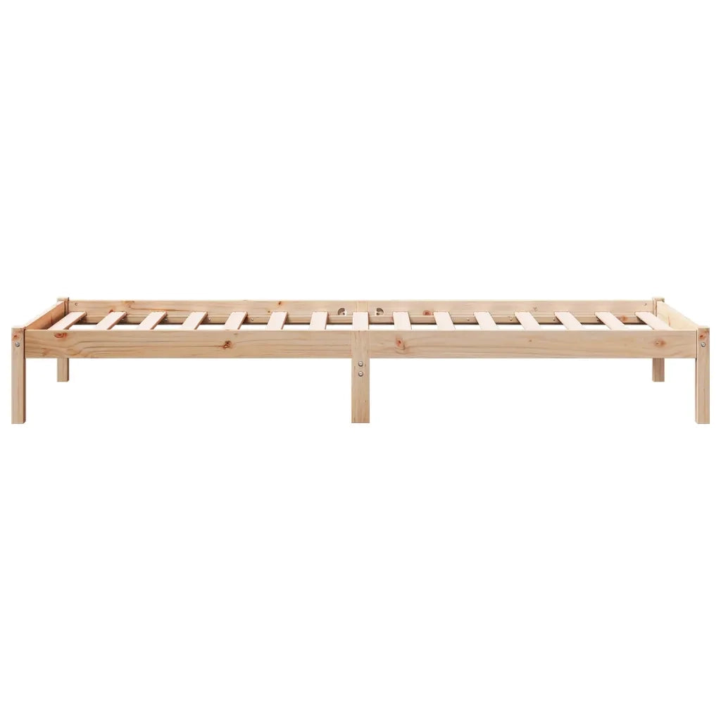 Letto Extra Lungo senza Materasso 90x210 cm in Legno di Pino