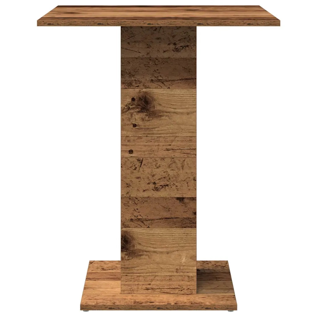 Tavolo da Bistrot Legno Antico 60x60x75 cm in Truciolato 856022