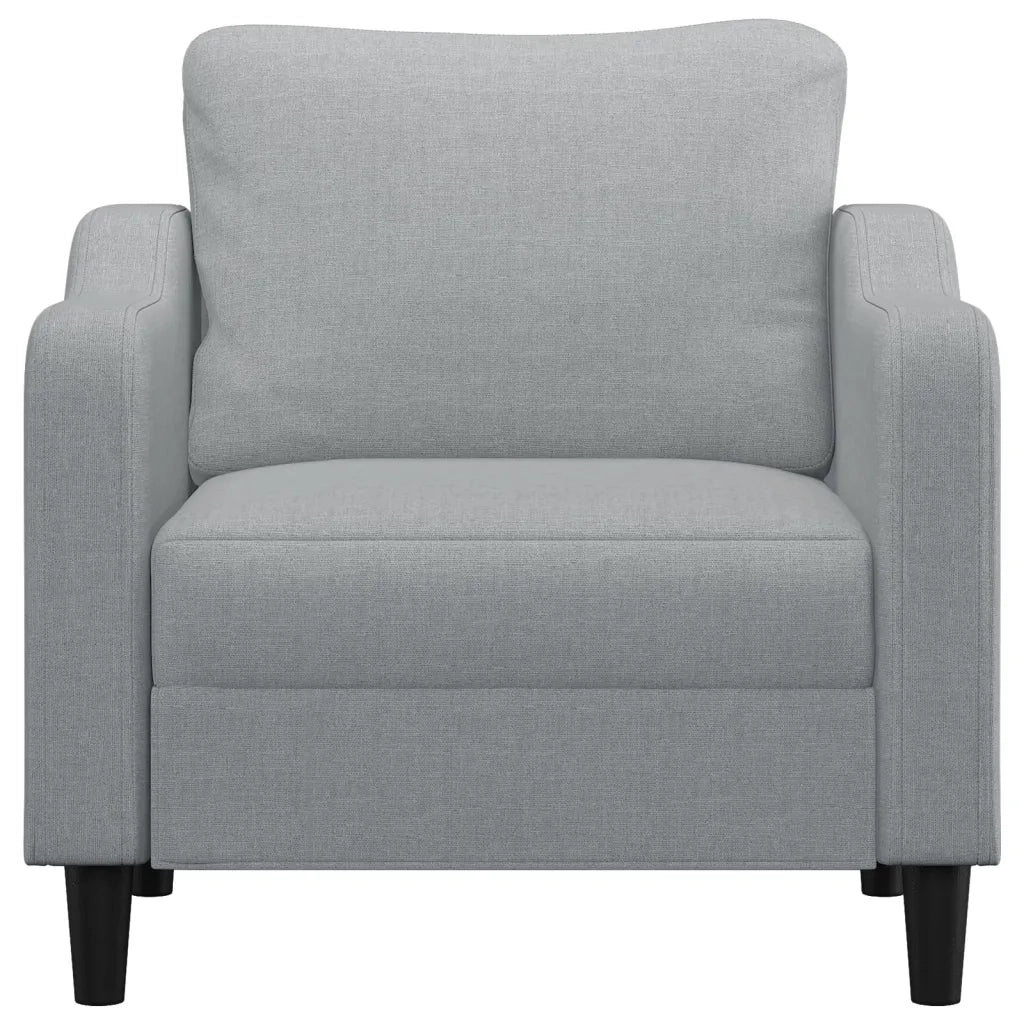 Poltrona-Divano Sedia Grigio Chiaro 60 cm in Tessuto 677560