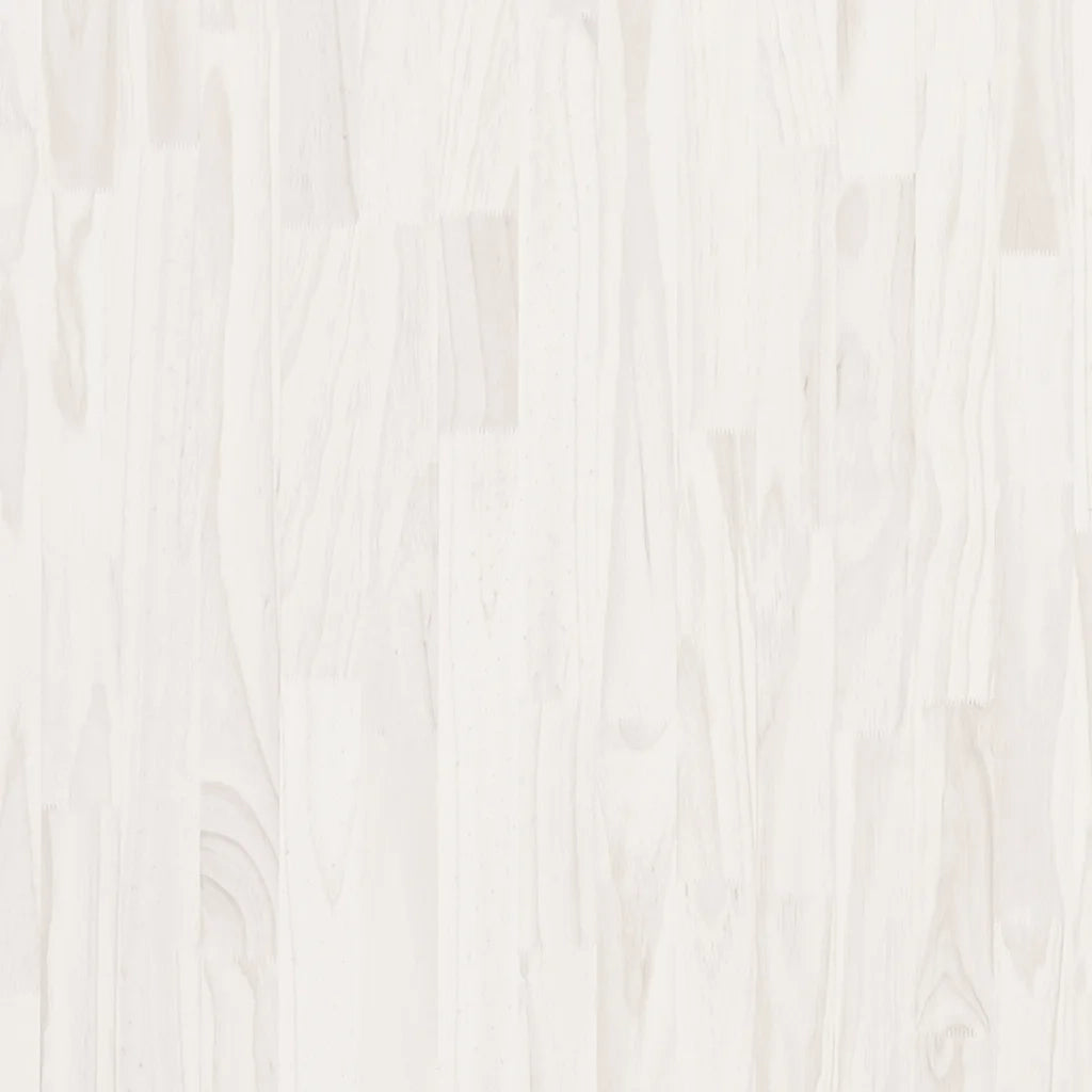 Libreria a 3 Ripiani-Scaffale per Libri-Mobile di Stoccaggio Bianca 100x30x105 cm in Massello di Pino