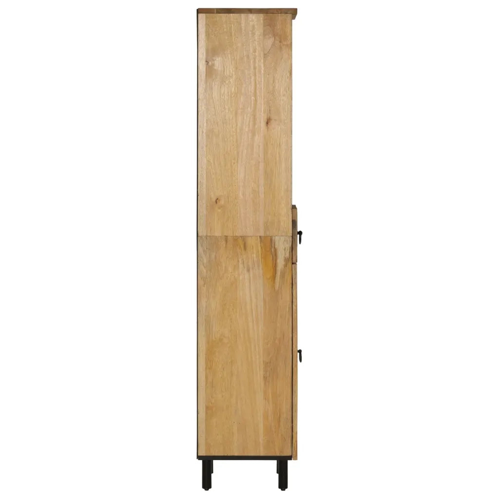 Mobile da Bagno 38x33x160 cm in Legno Massello di Mango