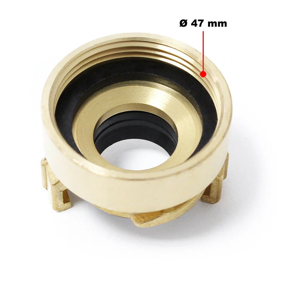 Raccordo rapido in ottone per tubo acqua DN38 (1 1/2") filettatura femmina 16_0002112