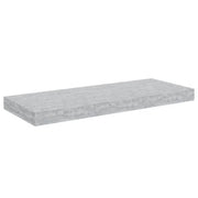 Scaffale a parete | Ripiano a parete | Mensola a parete Grigio Cemento 60x23,5x3,8 cm in MDF