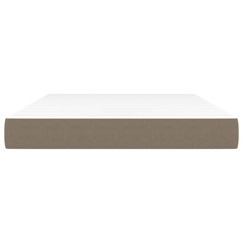 Materasso a Molle Insacchettate-Materasso per letto Grigio Tortora 140x200x20 cm