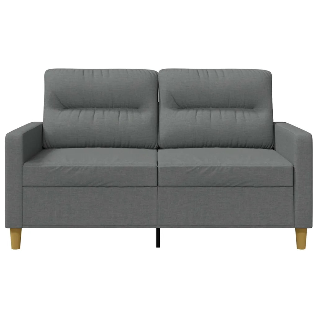 Divano a 2 Posti Grigio Scuro 120 cm in Tessuto 359228
