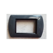 Trade Shop - Placchette Placche In Abs Compatibili Per Serie Living International Placca - Grigio Scuro -7 Fori     -