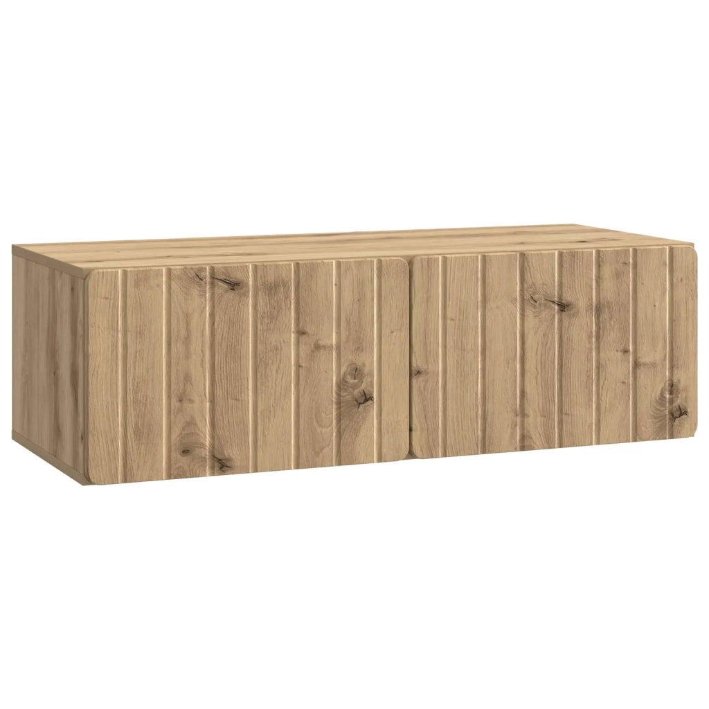 Mobile Porta TV da Muro Rovere Artigianale 98 x 41 x 30 cm 898364