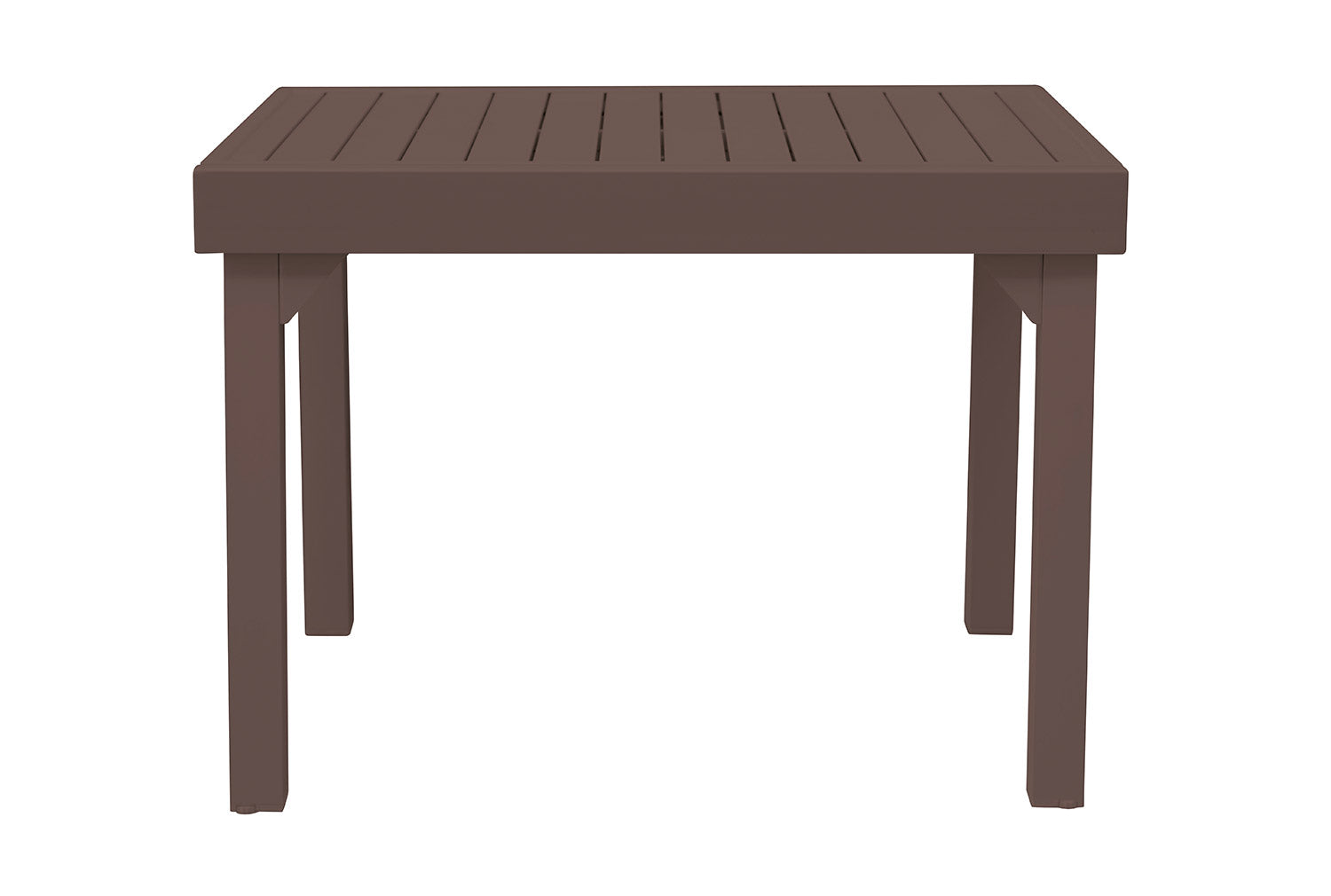 Tavolo Allungabile da Giardino 106/212x75x75 cm Capannori in Alluminio Chocolate