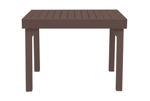 Tavolo Allungabile da Giardino 106/212x75x75 cm Capannori in Alluminio Chocolate
