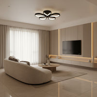 Lampada Da Soffitto Lhj075-c Black/white Led