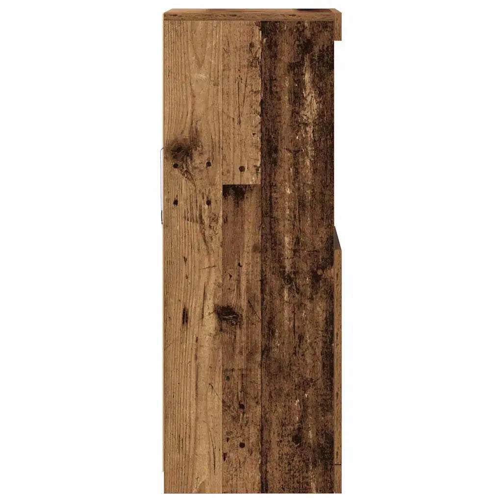 Credenza | Madia LED Legno vecchio 41 x 37 x 100 cm Legno multistrato