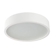 Plafoniera Kanlux Jasmin rotonda legno bianco 38cm 2xE27