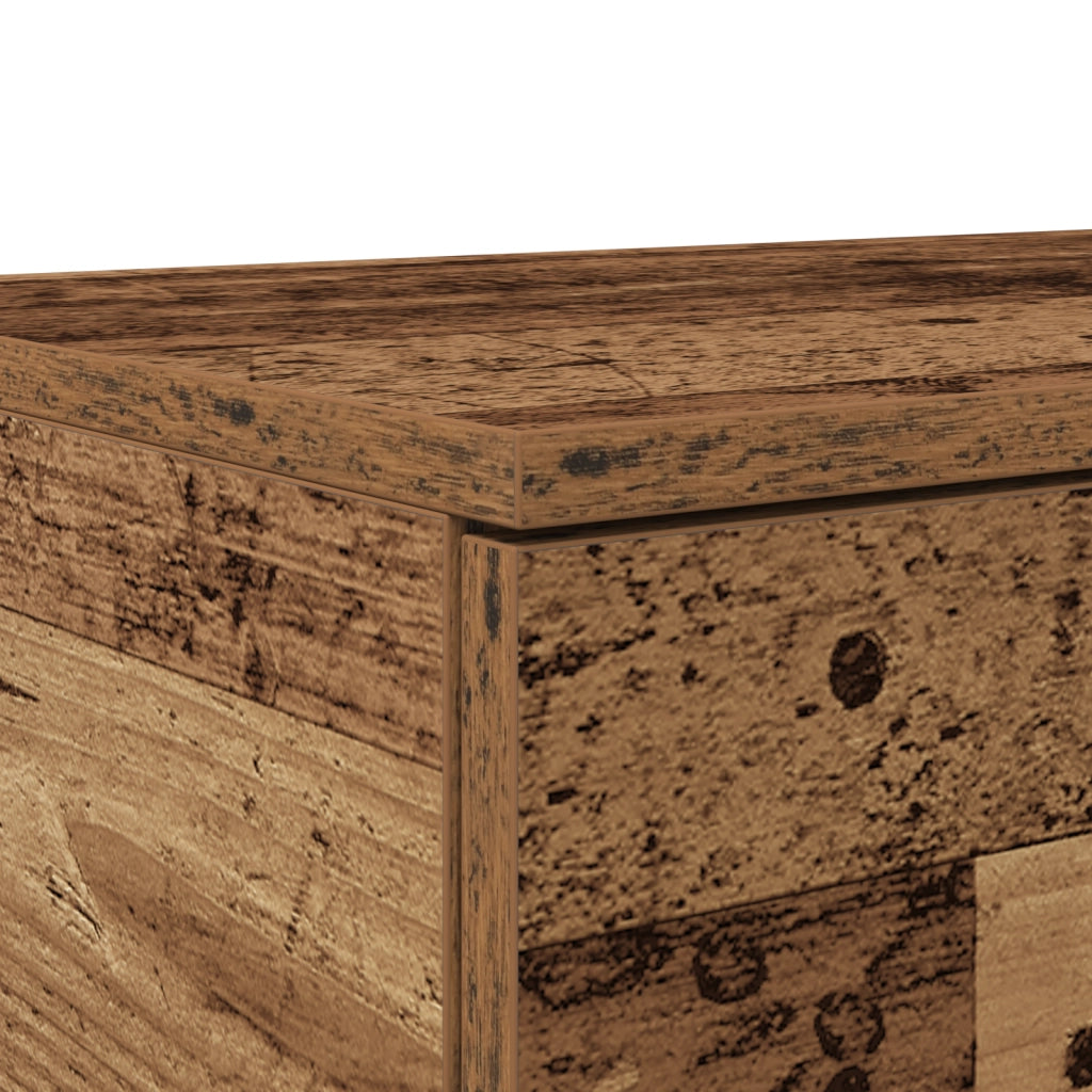 Cassetti per Letto  in Legno Vecchio 90x36,5x16,5 cm in Legno Ingegnerizzato