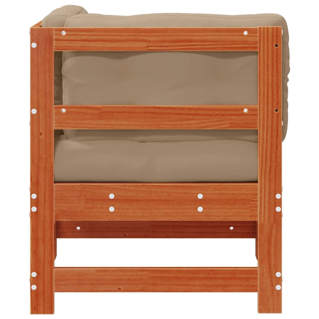 Divano Angolare da Giardino-Sofa da giardino Legno Massello di Pino 858711