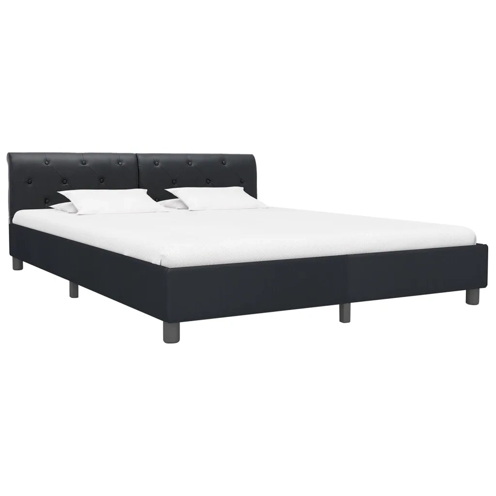 Giroletto Nero in Similpelle 160x200 cm 284880